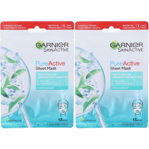 Acquista Online garnier maschera in tessuto anti-imperfezioni set da 2 2x23 g e Cerca il miglior prezzo