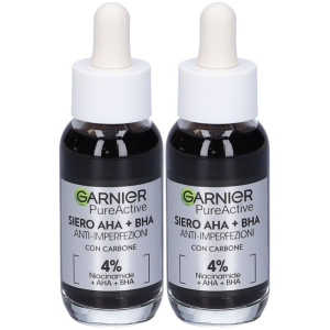 Acquista Online garnier pureactive, siero aha+bha anti-imperfezioni, 30ml 2x30 ml e Cerca il miglior prezzo