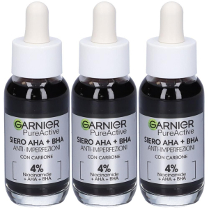Acquista Online garnier pureactive, siero aha+bha anti-imperfezioni, 30ml 3x30 ml e Cerca il miglior prezzo