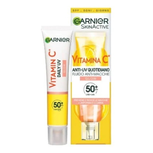 Garnier skinactive vitamina c fluido anti-uv anti-macchie glow spf 50+, 40ml