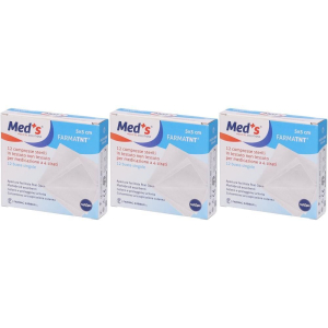 Acquista Online garza compressa meds tessuto non peel open 5x5cm 12 pezzi 3x12 e Cerca il miglior prezzo