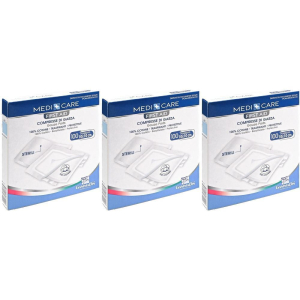 Acquista Online garza cotone 10x10 cm 100 pezzi 3x100 st e Cerca il miglior prezzo