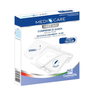 Acquista Online garza tnt 10x10cm 100 pezzi - medcare - garze sterili per medicazioni e cura delle ferite e Cerca il miglior prezzo
