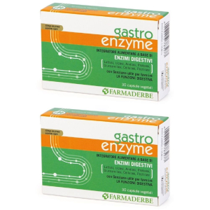 Acquista Online gastro enzyme 30 capsule vegetali set da 2 pz e Cerca il miglior prezzo