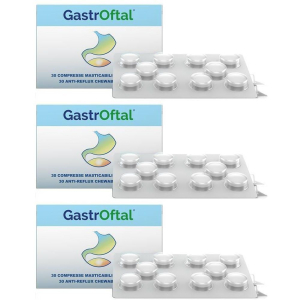 Acquista Online gastroftal 30 compresse masticabili antireflusso 3x30x1,4 g e Cerca il miglior prezzo