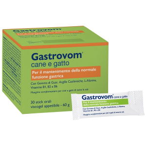 Acquista Online gastrovom cane e gatto viscogel mangime complementare per la funzione gastrica 30 stickpack e Cerca il miglior prezzo