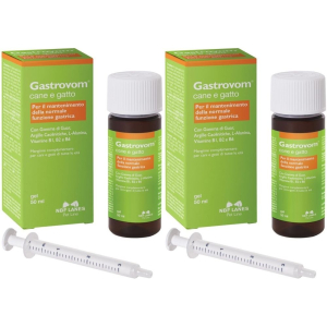 Acquista Online gastrovom cane gatto gel 50 ml set da 2 2x50 ml orale e Cerca il miglior prezzo