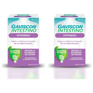 Acquista Online gaviscon intestino stitichezza capsule set da 2 2x1 pz e Cerca il miglior prezzo