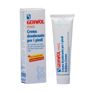gehwol crema deodorante per piedi 75 ml bugiardino cod: 901359644 