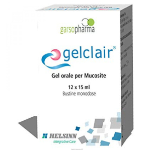 gelclair gel orale 12 bustine 15ml bugiardino cod: 972460834 