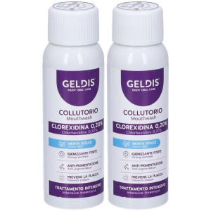 Acquista Online geldis collutorio gusto menta dolce clorexidina 0,20% 100 ml 2x100 e Cerca il miglior prezzo