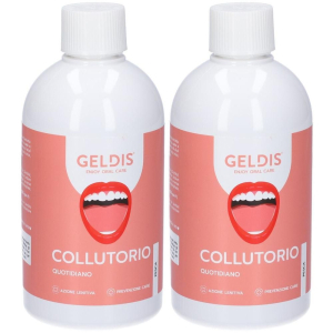 Acquista Online geldis collutorio quotidiano alla pesca 500 ml 2x500 e Cerca il miglior prezzo