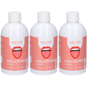 Acquista Online geldis collutorio quotidiano alla pesca 500 ml 3x500 e Cerca il miglior prezzo
