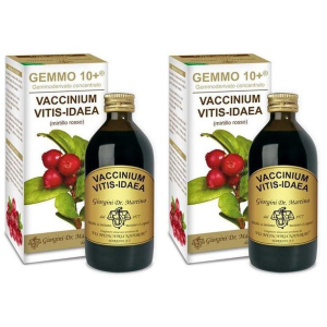 Acquista Online gemmo 10+ mirtillo rosso liquido analcolico 200 ml 2x200 ml soluzione e Cerca il miglior prezzo