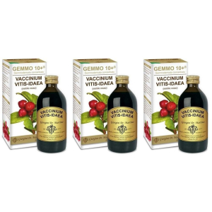 Acquista Online gemmo 10+ mirtillo rosso liquido analcolico 200 ml 3x200 ml soluzione e Cerca il miglior prezzo