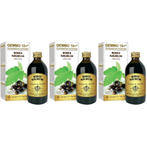 Acquista Online gemmo 10+ ribes nero 200 ml liquido analcolico 3x200 ml soluzione oral e Cerca il miglior prezzo