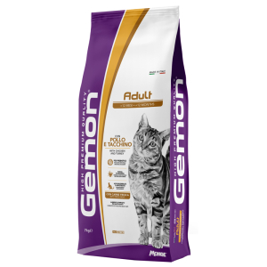 Gemon cat adult pollo e tacchino cibo secco per gatti adulti sacco 7kg 4684