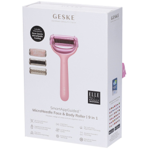 Acquista Online geske microneedle face & body roller | 9 in 1 rosa pz altro e Cerca il miglior prezzo