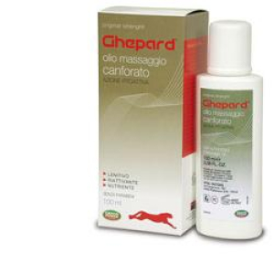 ghepard olio massaggio canforato 100 ml bugiardino cod: 902231570 