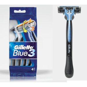 gillette blue 3 usa&getta x 4 pezzi bugiardino cod: 920024849 