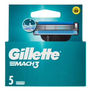 Gillette new mach 3 lame s x 5