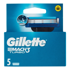 Gillette new mach3 lame turbo x5