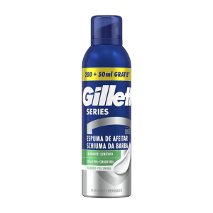 Gillette schiuma da barba lenitiva per pelli sensibili 200ml + 50ml