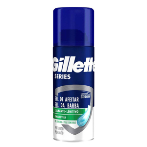 Gillette series gel da barba lenitivo aloe vera per pelli sensibili 75ml