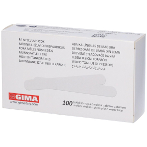 Acquista Online gima abbassalingua legno non sterile 4x100 st e Cerca il miglior prezzo