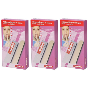 Acquista Online gima abbassalingua legno sterili 50 st e Cerca il miglior prezzo