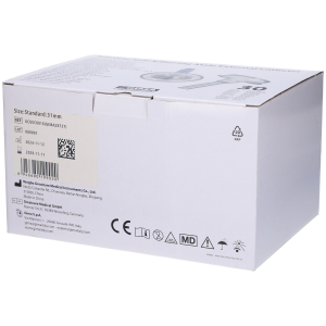 Gima catetere esterno uomo con vassoio in silicone diametro 31 mm taglia m-l