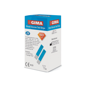 Gima strisce glucosio in flaconcino per monitor multiparametrico g
