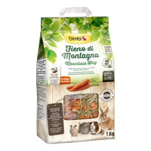 Gimborn gimbi fieno roditori montagna mountain hay carote 1kg