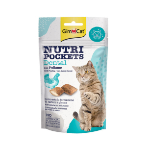 Gimborn gimcat gatto snack nutri pockets dental pollo 60gr