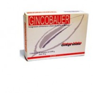 gincobauer 60 capsule bugiardino cod: 904457342 