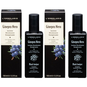 Acquista Online ginepro nero lozione deodorante energizzante 100 ml 2x100 ml deodorant e Cerca il miglior prezzo
