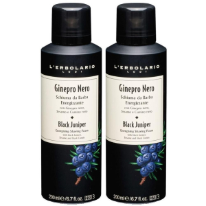 Acquista Online ginepro nero schiuma da barba energizzante 200 ml 2x200 ml da e Cerca il miglior prezzo