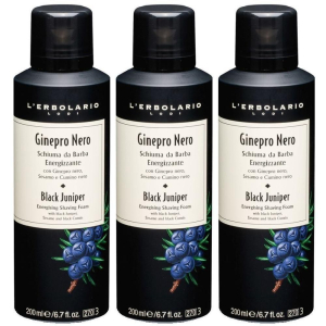 Acquista Online ginepro nero schiuma da barba energizzante 200 ml 3x200 ml da e Cerca il miglior prezzo