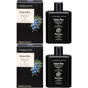 Acquista Online ginepro nero shampoo doccia energizzante 2x250 ml gel doccia e Cerca il miglior prezzo