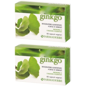 Acquista Online ginkgo biloba 60 capsule 2x60 pz e Cerca il miglior prezzo