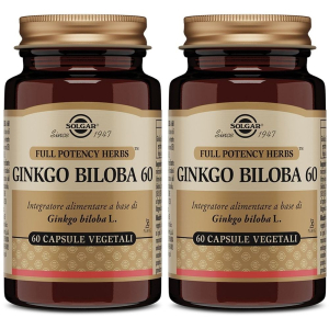 Acquista Online ginkgo biloba 60 capsule vegetali set da 2 2x21 g e Cerca il miglior prezzo