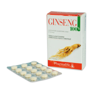 ginseng 100% 60 compresse bugiardino cod: 932029046 