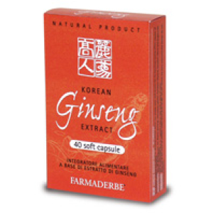 ginseng coreano estratto 40cps bugiardino cod: 904559832 