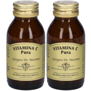Acquista Online giorgini dr. martino vitamina c pura set da 2 2x180 pz pastiglie e Cerca il miglior prezzo
