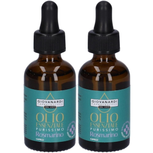 Acquista Online giovanardi farmaceutici olio essenziale purissimo rosmarino 2x30 ml e Cerca il miglior prezzo