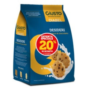 Giusto diabel desideri con gocce di cioccolato 150 g taglio prezzo -20%