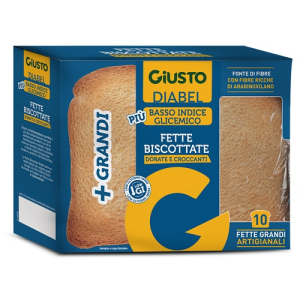 Giusto diabel fette biscottate 150 g nuova ricetta