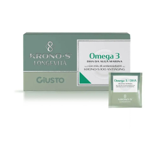 Acquista Online giusto kronos longevità omega 3 da alga marina con un mix di antiossidanti 10 bustine e Cerca il miglior prezzo