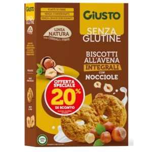 Giusto s/g bisc avena nocc 250