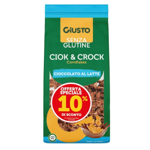 Acquista Online giusto senza glutine ciok & crock cornflakes cioccolato al latte 125 g promo -10% e Cerca il miglior prezzo